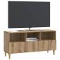 Preview: TV-Schränk 102 x 34,5 x 50 cm Artisan-Eiche Holzwerkstoff