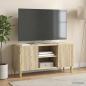 Preview: ARDEBO.de - TV-Schränk 102 x 34,5 x 50 cm Sonoma-Eiche Holzwerkstoff