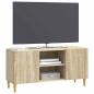 Preview: TV-Schränk 102 x 34,5 x 50 cm Sonoma-Eiche Holzwerkstoff