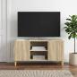 Preview: TV-Schränk 102 x 34,5 x 50 cm Sonoma-Eiche Holzwerkstoff