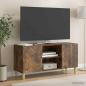 Preview: TV-Schränk 102 x 34,5 x 50 cm Räuchereiche Holzwerkstoff