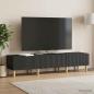 Preview: TV-Schränk 147 x 34,5 x 30 cm Schwarz Holzwerkstoff