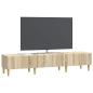 Preview: TV-Schränk Sonoma-Eiche 147 x 34,5 x 30 cm Holzwerkstoff
