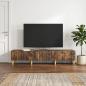 Preview: ARDEBO.de - TV-Schränk Geräucherte Eiche 147 x 34,5 x 30 cm Holzwerkstoff