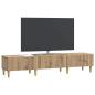 Preview: TV-Schränk 147 x 34,5 x 30 cm Artisan-Eiche Holzwerkstoff