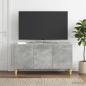 Preview: TV-Schränk 99 x 34,5 x 50 cm Betongrau Holzwerkstoff