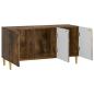 Preview: TV-Schränk 99 x 34,5 x 50 cm Räuchereiche Holzwerkstoff
