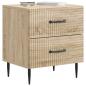 Preview: Nachttisch Sonoma-Eiche 43 x 34,5 x 47,5 cm Holzwerkstoff