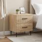 Preview: ARDEBO.de - Nachttisch 2 Stk. Sonoma-Eiche 43 x 34,5 x 47,5 cm