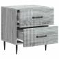 Preview: Nachttisch Graues Sonoma 43 x 34,5 x 47,5 cm Holzwerkstoff