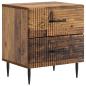 Preview: Nachttisch 2 Stk. Altholz 43 x 34,5 x 47,5 cm Holzwerkstoff