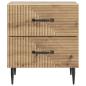 Preview: Nachttisch Artisan-Eiche 43 x 34,5 x 47,5 cm Holzwerkstoff