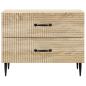 Preview: Nachttisch Sonoma-Eiche 62 x 34,5 x 47,5 cm Holzwerkstoff