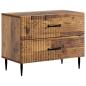 Preview: Nachttisch Altholz 62 x 34,5 x 47,5 cm Holzwerkstoff