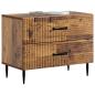 Preview: Nachttisch Altholz 62 x 34,5 x 47,5 cm Holzwerkstoff