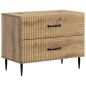 Preview: Nachttisch Artisan-Eiche 62 x 34,5 x 47,5 cm Holzwerkstoff