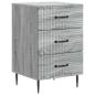 Preview: Nachttisch Graues Sonoma 43 x 41 x 66,5 cm Holzwerkstoff