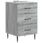 Preview: Nachttisch Graues Sonoma 43 x 41 x 66,5 cm Holzwerkstoff