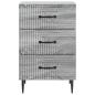 Preview: Nachttisch Graues Sonoma 43 x 41 x 66,5 cm Holzwerkstoff