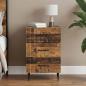 Preview: ARDEBO.de - Nachttisch Altholz 43 x 41 x 66,5 cm Holzwerkstoff