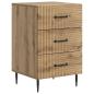 Preview: Nachttisch Artisan-Eiche 43 x 41 x 66,5 cm Holzwerkstoff