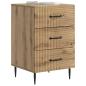 Preview: Nachttisch Artisan-Eiche 43 x 41 x 66,5 cm Holzwerkstoff