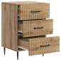 Preview: Nachttisch Artisan-Eiche 43 x 41 x 66,5 cm Holzwerkstoff