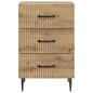 Preview: Nachttisch Artisan-Eiche 43 x 41 x 66,5 cm Holzwerkstoff