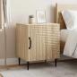 Preview: ARDEBO.de - Nachttisch 2 stk. Sonoma-Eiche 43 x 34,5 x 50 cm Holzwerkstoff