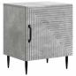Preview: Nachttisch Betongrau 43 x 34,5 x 50 cm Holzwerkstoff
