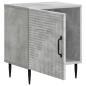 Preview: Nachttisch Betongrau 43 x 34,5 x 50 cm Holzwerkstoff