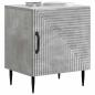 Preview: Nachttisch 2 stk. Betongrau 43 x 34,5 x 50 cm Holzwerkstoff