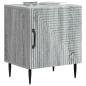 Preview: Nachttisch Graues Sonoma 43 x 34,5 x 50 cm Holzwerkstoff