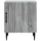 Preview: Nachttisch Graues Sonoma 43 x 34,5 x 50 cm Holzwerkstoff