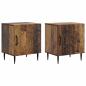 Preview: Nachttisch 2 stk. Altholz 43 x 34,5 x 50 cm Holzwerkstoff
