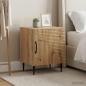Preview: ARDEBO.de - Nachttisch 2 Stk. Artisan-Eiche 43 x 34,5 x 50 cm Holzwerkstoff