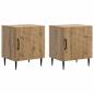 Preview: Nachttisch 2 Stk. Artisan-Eiche 43 x 34,5 x 50 cm Holzwerkstoff