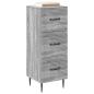 Preview: Schubladenschrank Graues Sonoma 33 x 34,5 x 89,5 cm