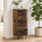 Preview: Schubladenschrank Altholz 33 x 34,5 x 89,5 cm Holzwerkstoff