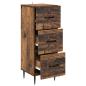 Preview: Schubladenschrank Altholz 33 x 34,5 x 89,5 cm Holzwerkstoff