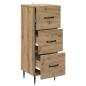 Preview: Schubladenschrank 33 x 34,5 x 89,5 cm Holzwerkstoff