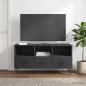 Preview: ARDEBO.de - TV-Schränk Schwarz 102 x 34,5 x 50 cm Holzwerkstoff