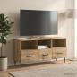 Preview: ARDEBO.de - TV-Schränk 102 x 34,5 x 50 cm Artisan-Eiche Holzwerkstoff