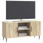 Preview: TV-Schränk Sonoma-Eiche 102 x 34,5 x 50 cm Holzwerkstoff