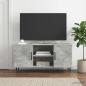 Preview: ARDEBO.de - TV-Schränk Betongrau 102 x 34,5 x 50 cm Holzwerkstoff