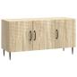 Preview: TV-Schränk Sonoma-Eiche 99 x 34,5 x 50 cm Holzwerkstoff