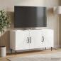 Preview: TV-Schränk Hochglanz Weiß 99 x 34,5 x 50 cm Holzwerkstoff
