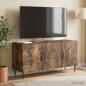 Preview: TV-Schränk Geräucherte Eiche 99 x 34,5 x 50 cm Holzwerkstoff