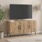 Preview: ARDEBO.de - TV-Schränk 99 x 34,5 x 50 cm Artisan-Eiche Holzwerkstoff