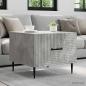 Preview: ARDEBO.de - Couchtisch Betongrau 49 x 50 x 40 cm Holzwerkstoff